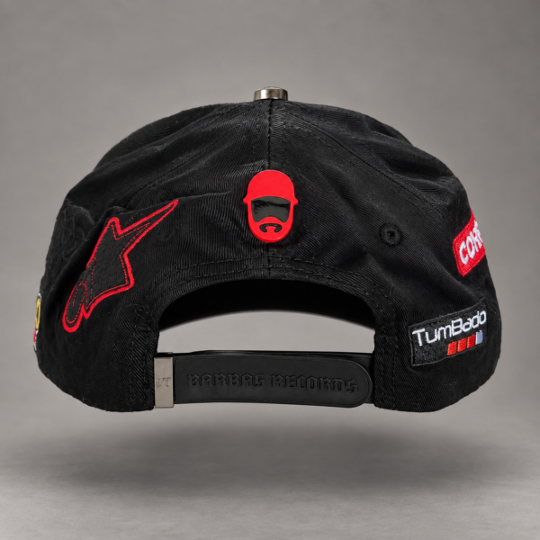 Gorra negra BambaG Records vista posterior Gorra Urban 27 – Signature Edition