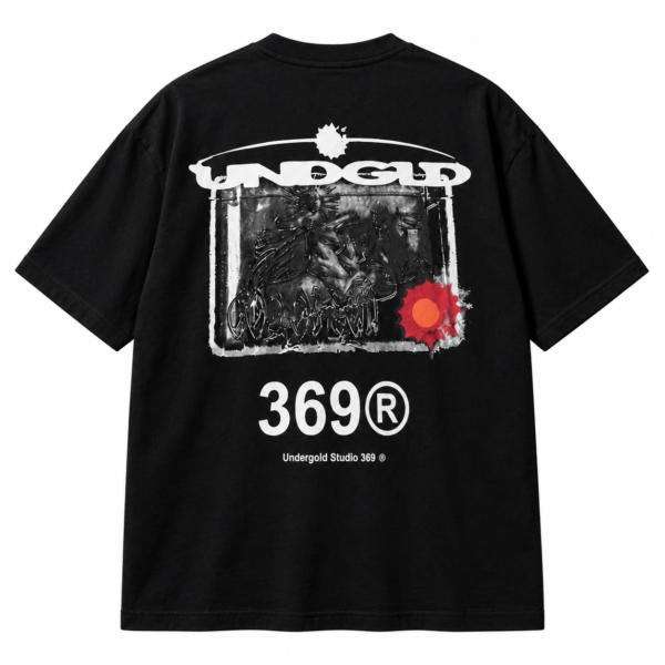 Camiseta Oversize Urban Undergold 369 – Negra