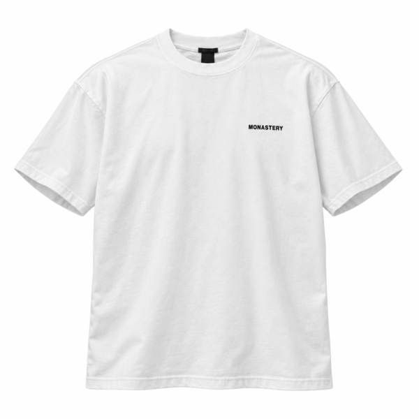 Camiseta Oversize Urban Monastery Crown – Blanca