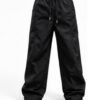 Mr_Ronny_Pantalon_Negro_Frontal Pantalón Urban Wide Leg