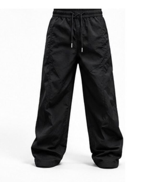 Mr_Ronny_Pantalon_Negro_Frontal Pantalón Urban Wide Leg
